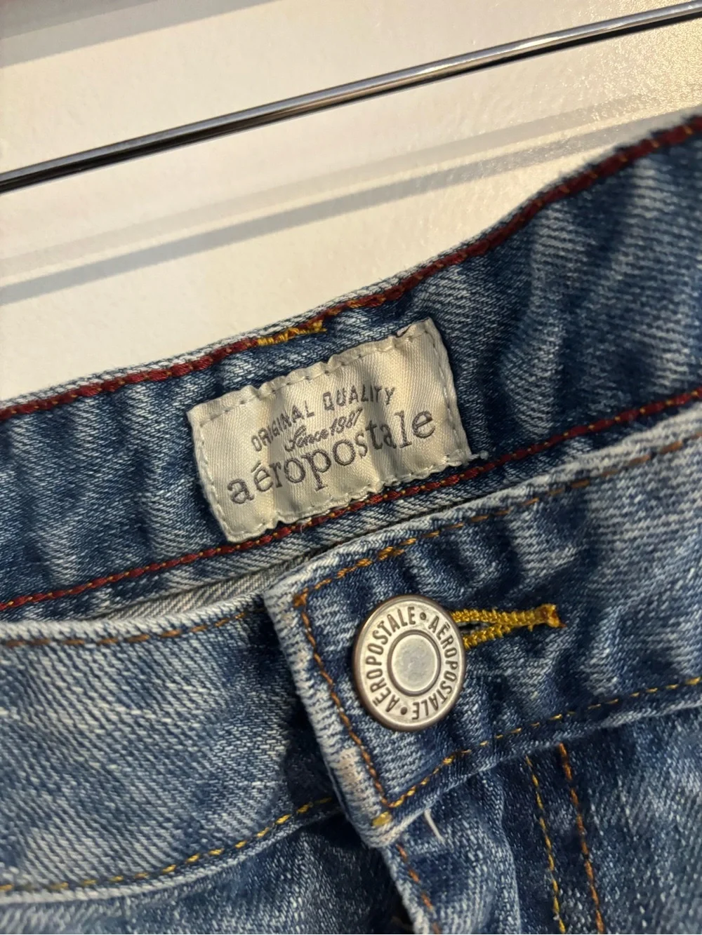 Aeropostale Rolled-Hem Denim Shorts